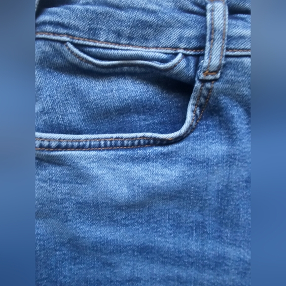 Pilcro The Annie High Rise Straight Leg Jeans Size 28 EUC Raw Hem Anthropologie - Picture 7 of 15